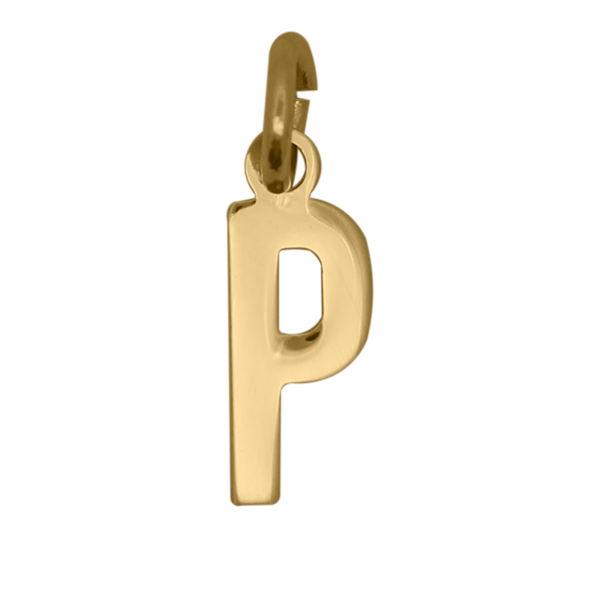 Colgante con la letra P – ORO18KT