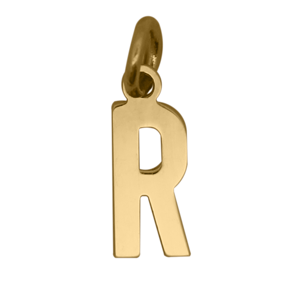 Colgante con la letra R – ORO18KT