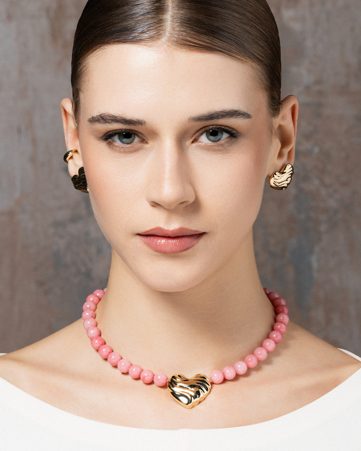 Girocollo Giada Rosa Cuore Bold