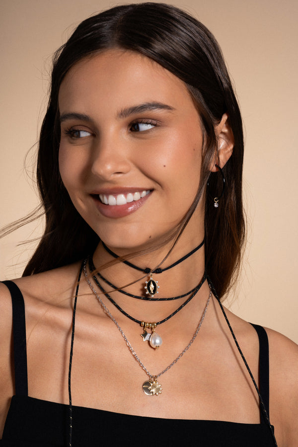 Base gargantilla cadena 3+1