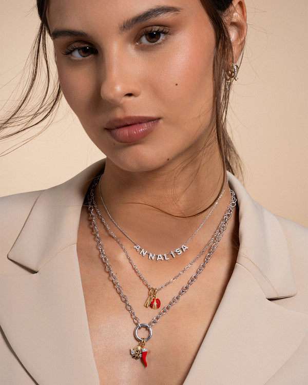 Cuello redondo pequeño personalizable