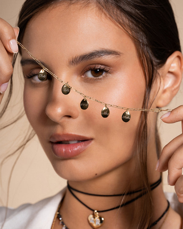 Collana vittoriana in pietra di luna, ciondolo in argento Collana vittoriana in pietra di luna, ciondolo in argento