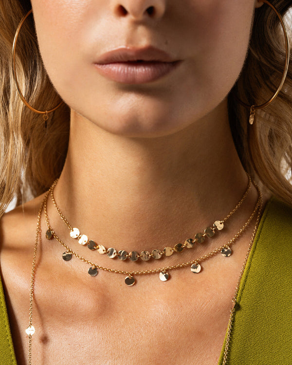 Gargantilla Gipsy Chic con 15 medallas