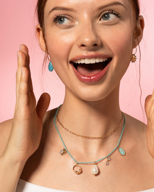 Painted Chain Necklace