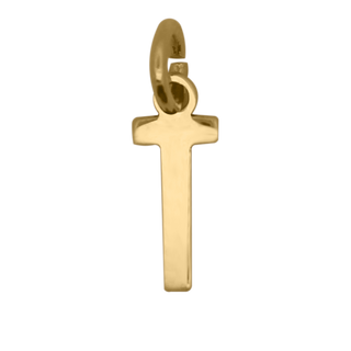 Letter T Pendant – 18KT GOLD