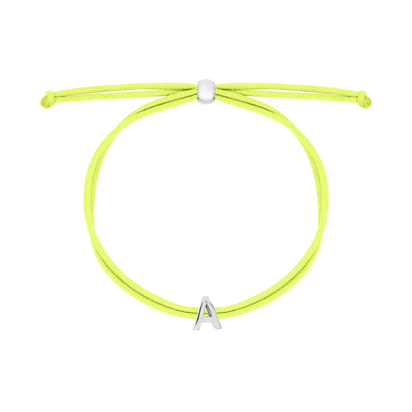 Carousel double thread yellow fluo letter