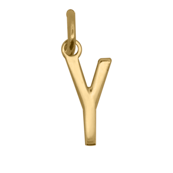 Colgante con la letra Y – ORO18KT