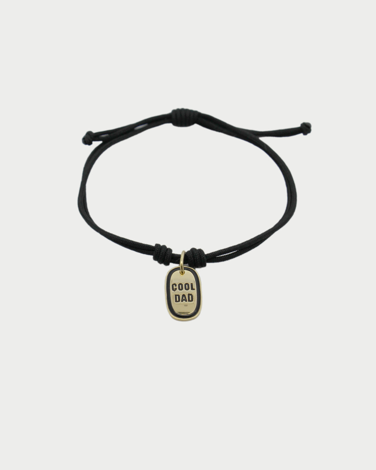 Soft Cord Bracelet with COOL DAD Base and Medal