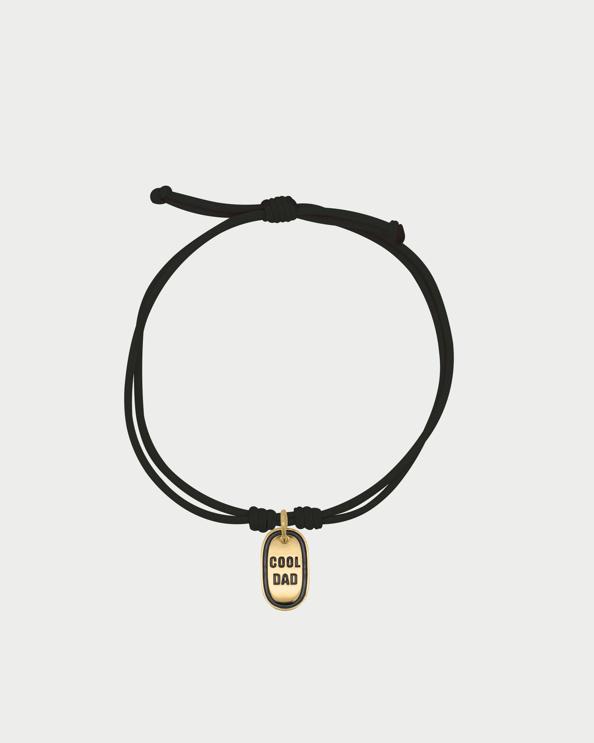 Soft Cord Bracelet with COOL DAD Base and Medal