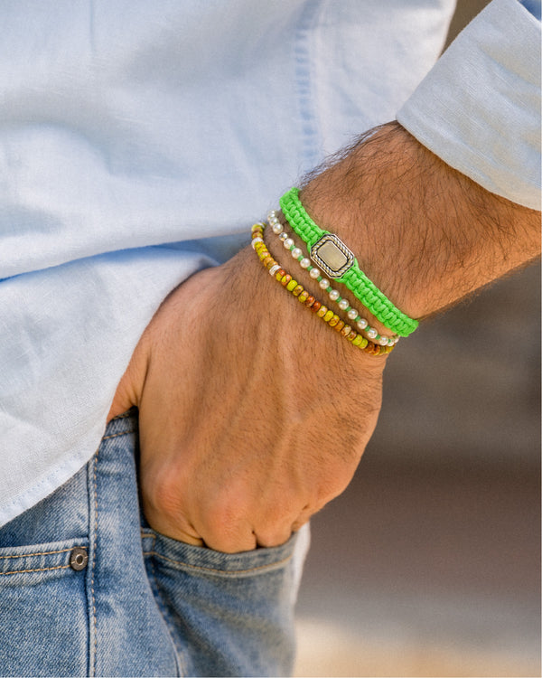 Bracciale Diaspro e Rondelle