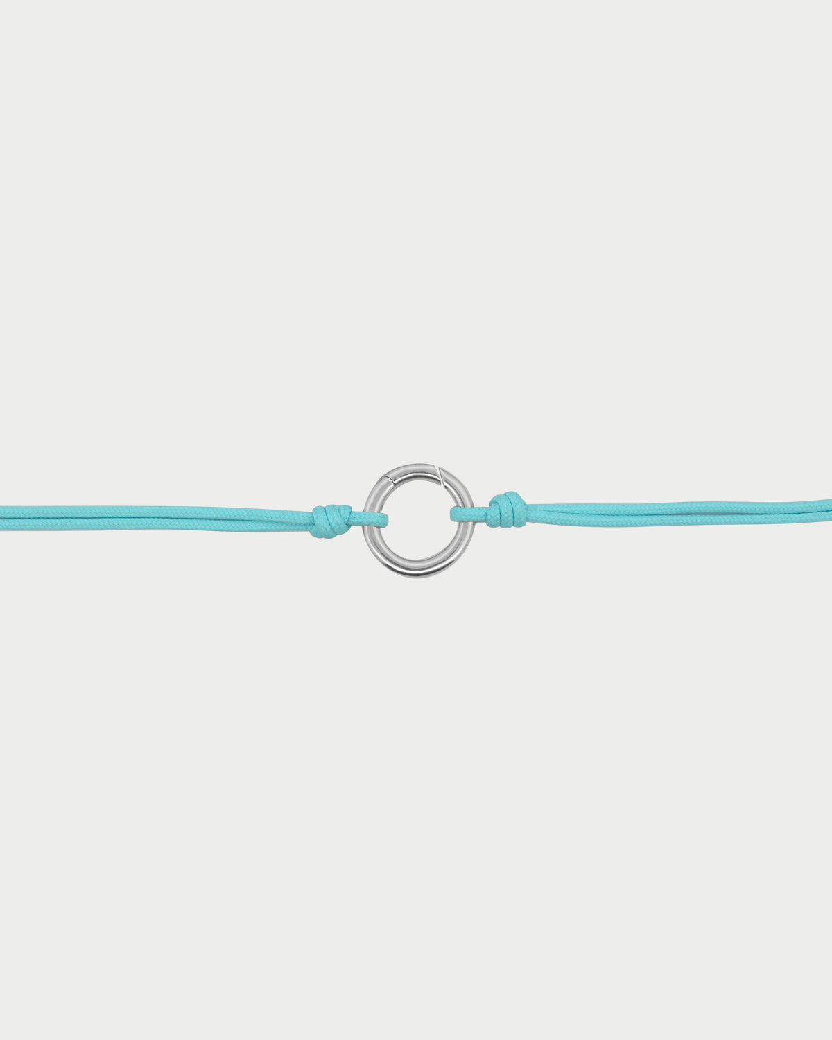 Girocollo soft cord Base cerchio rodio
