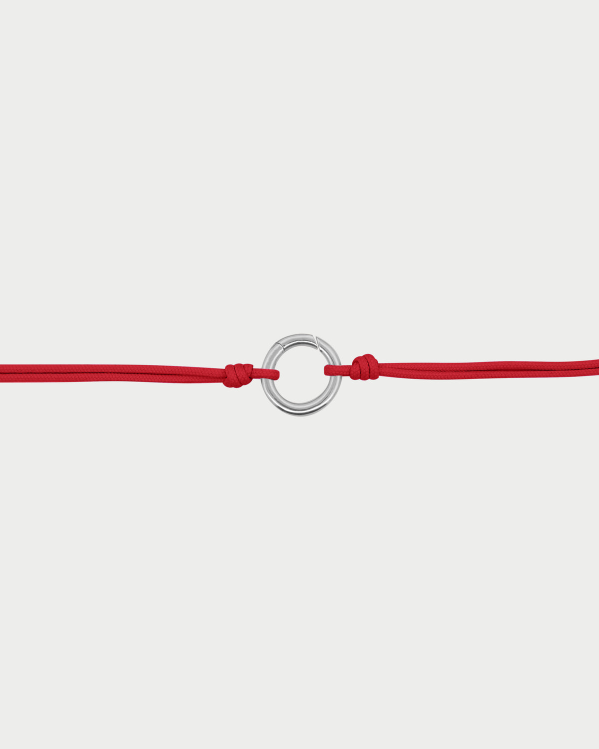 Girocollo soft cord Base cerchio rodio