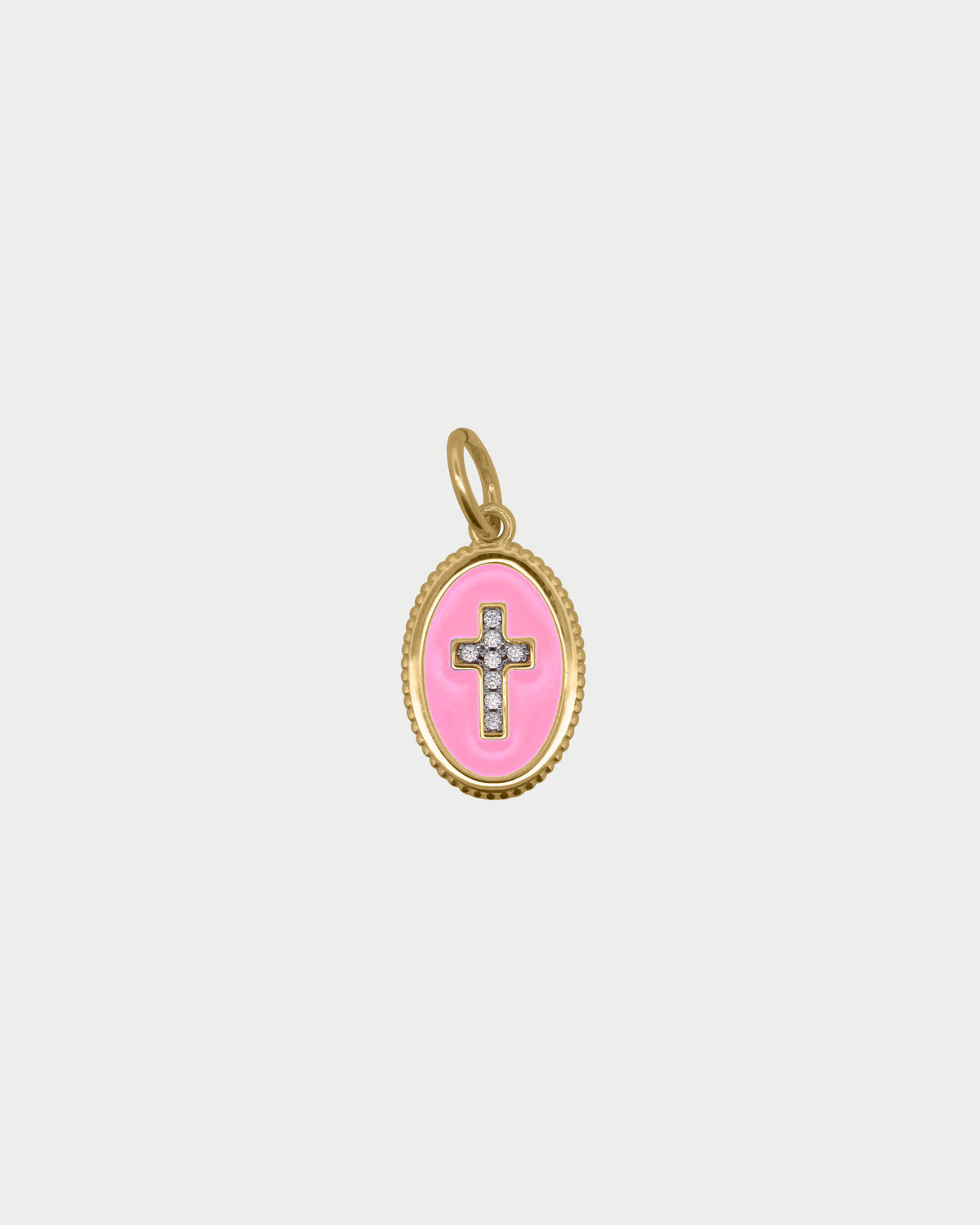 Charm Cruz Rosa