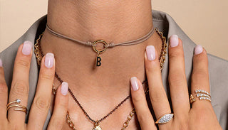 gioielli con iniziali per il battesimo bimbo o bimba