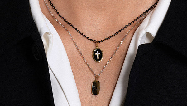 gioiello inciso personalizzato con scritta DAD