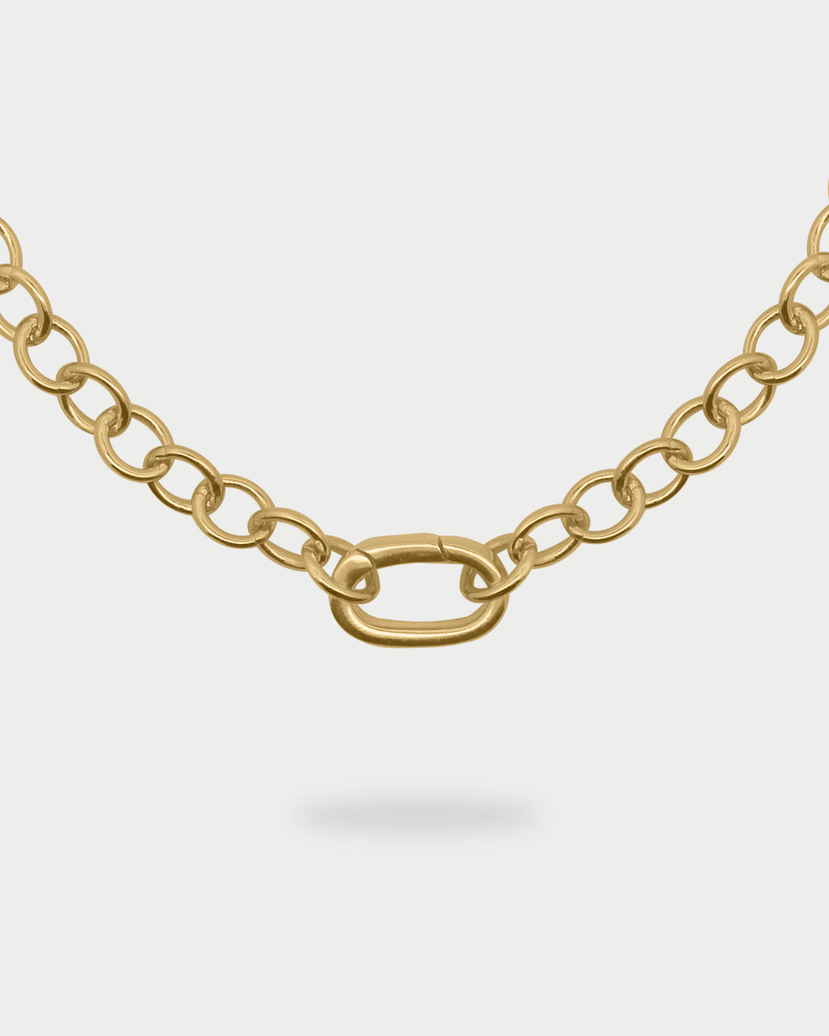 Girocollo Rolò chain Base ovale