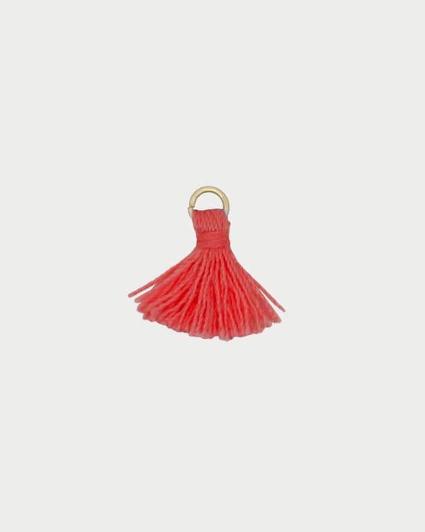 Charm de borla roja
