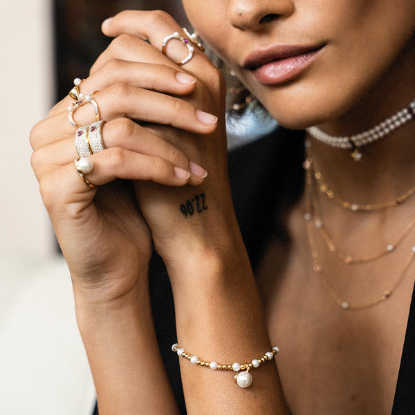 PAVÈ BAND RING - GALACTICA