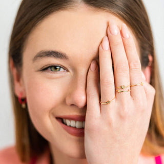 Anillo mariposa - ORO18KT