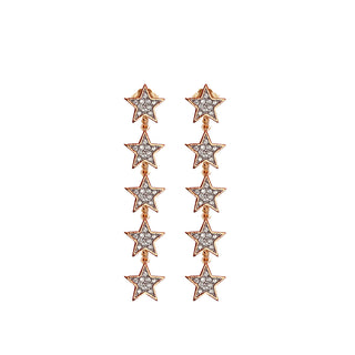 Orecchini a coppia 5 stelle
