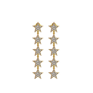 Orecchini a coppia 5 stelle
