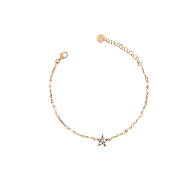 Single-motif star chain bracelet