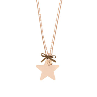 Double Chain Necklace with Star