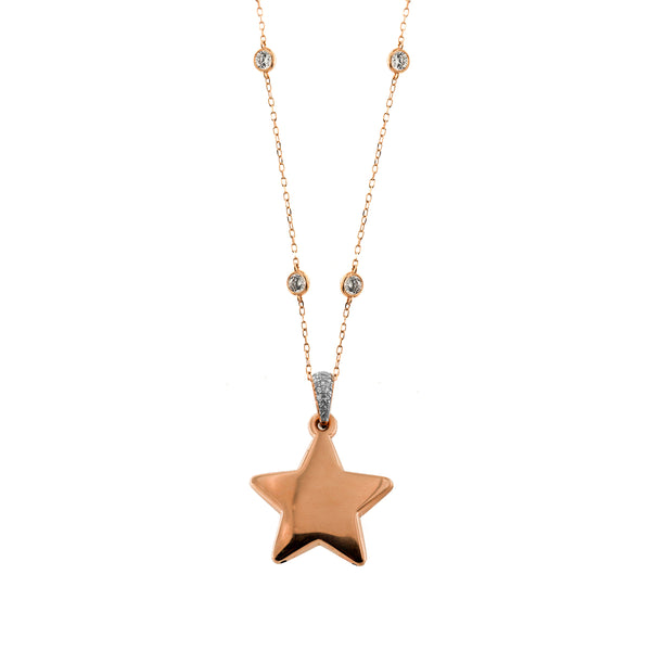 SMALL ELECTROFORMED STAR NECKLACE - GO BIG