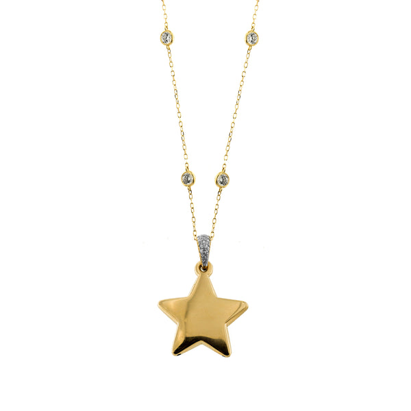 COLLAR PEQUEÑO ESTRELLA ELECTROFORMADO - GO BIG