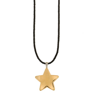 Collar de cordón torchon estrella electroformado - GO BIG