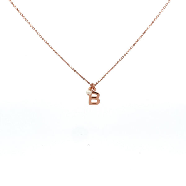 Choker letter and pearl