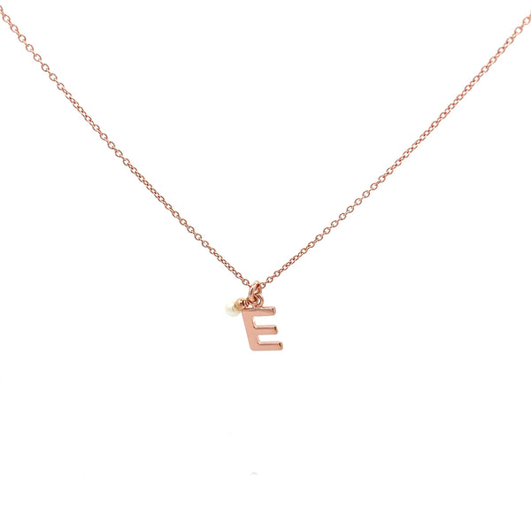 Choker letter and pearl