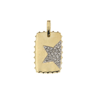 Chocker star medal - chain and dot