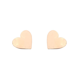 Goldenfall Heart Stud Earrings