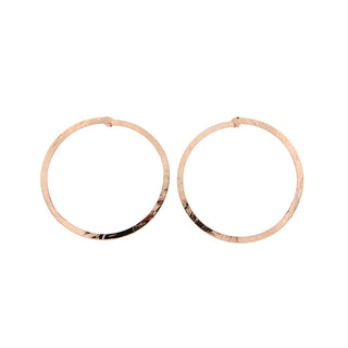 Large Geometric Goldenfall Circle Shape Earrings