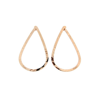 Large Geometric Goldenfall Drop Shape Earrings