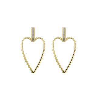 Earrings Big Bold Heart