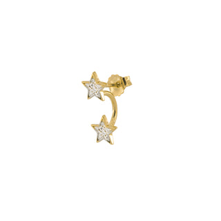 Mono Earring with Stars