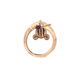 Double Rigid Ring with Carriage/Wand Pendant