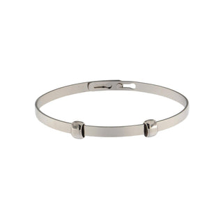 Carousel Bracciale Argento 925% Rigido Circle Diametro 6/6.5