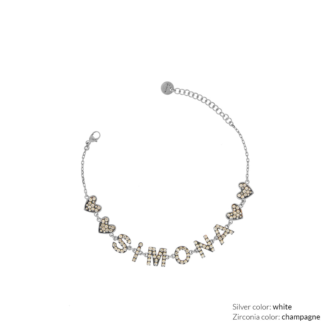 Pulsera Personalizada con Zircones