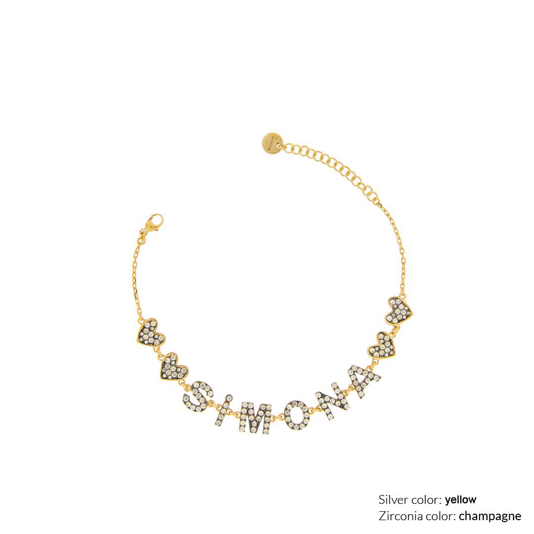 Pulsera Personalizada con Zircones