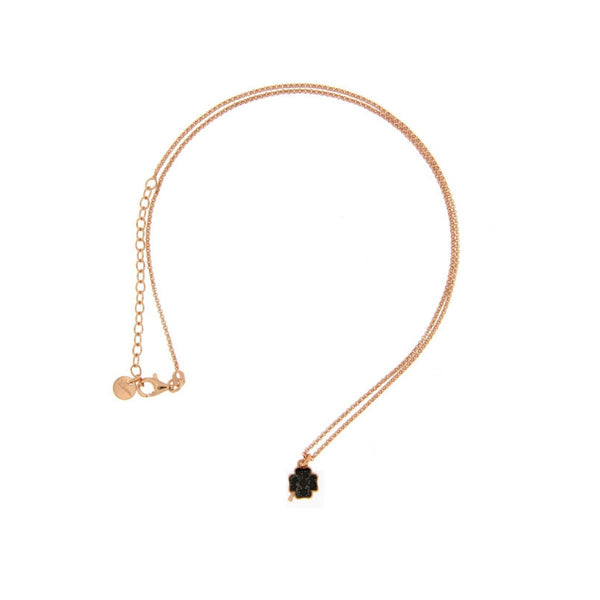 Choker with Micro Four-leaf Clover Pendant